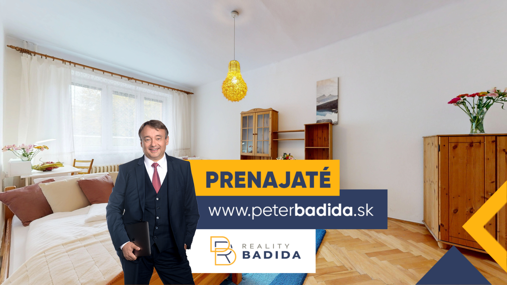 Na prenájom VEĽKÝ (68m2), 2 izbový byt - SAMOSTATNÉ VSTUPY, vstavané SKRINE, ŠPAJZA, širšie CENTRUM, Obrancov mieru, Košice - Sever