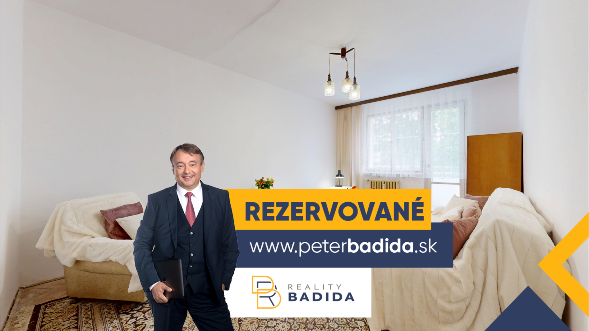 Na predaj  2 izbový byt - priestranný (53m2), LODŽIA, pivnica, CELODENNE PRESVETLENÝ (V-Z), širšie CENTRUM MESTA, Odborárska, Košice - Sever
