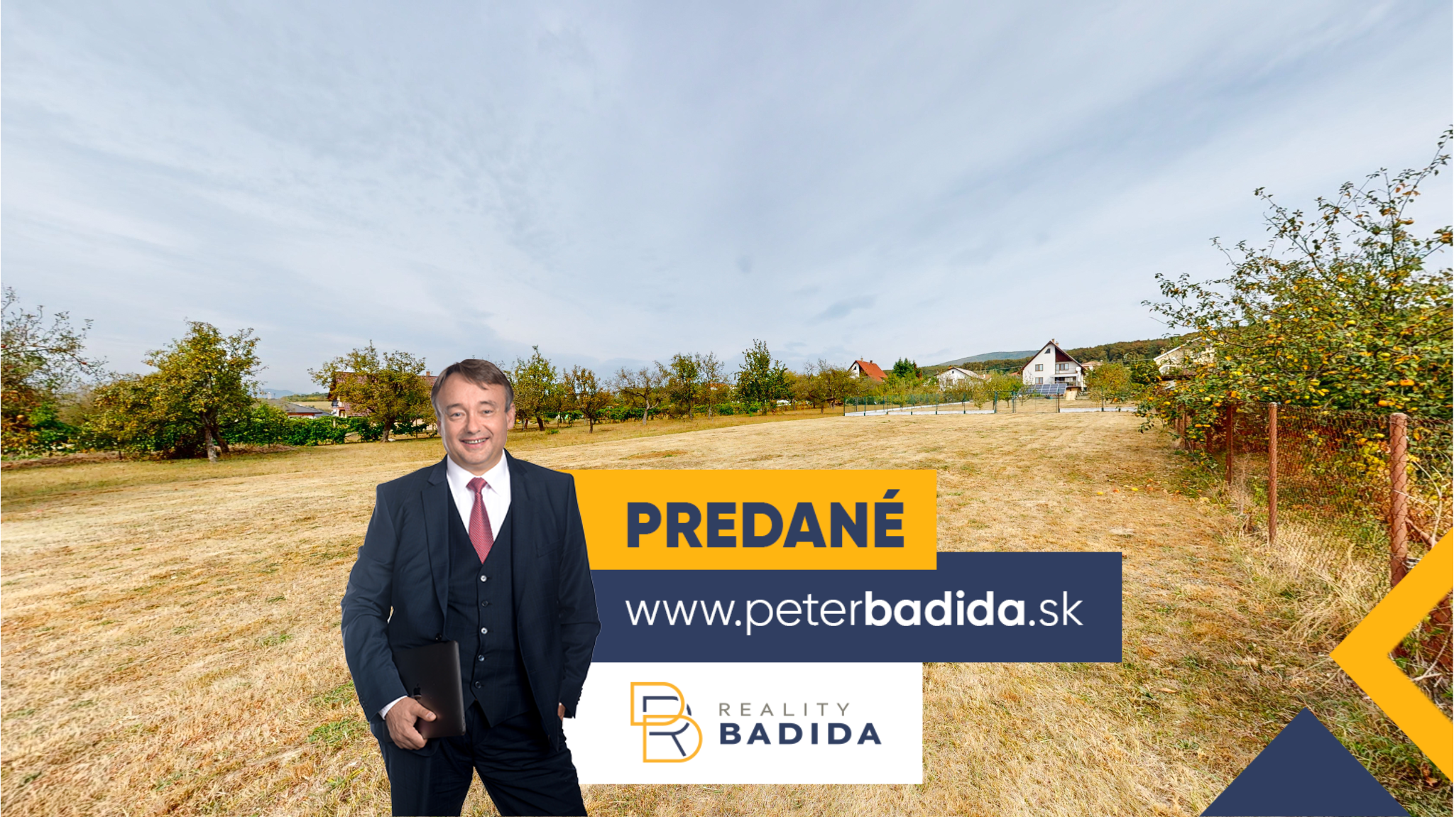 Na predaj ideálny POZEMOK pre Dom (všetky IS), Hodkovce, Košice- Okolie, smer Malá Ida