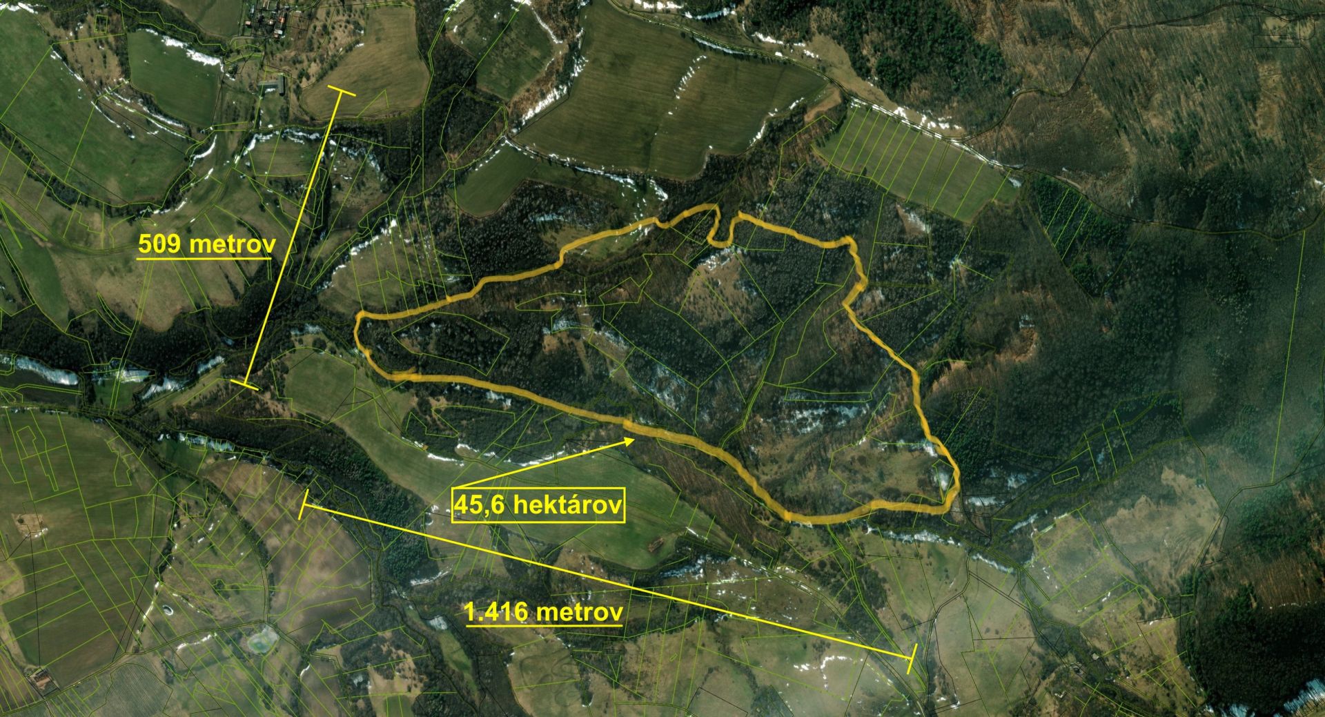 Na predaj VEĽKOLEPÝ, 45 hektárový POZEMOK, len 6 km od Banskej Štiavnice, pod Sitnom, Ilija