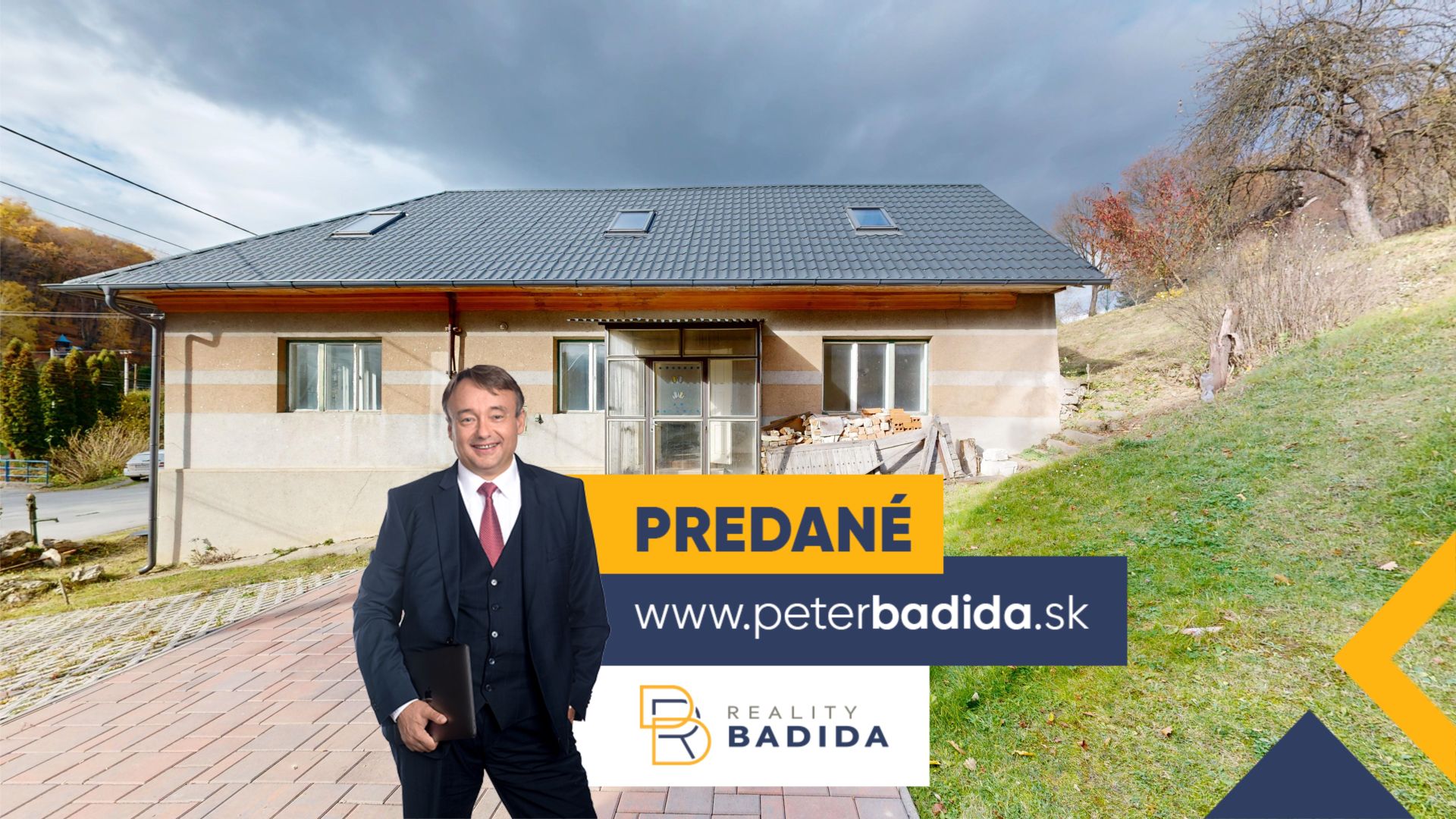 TEHLOVÝ, 3 izbový (108m2) Rodinný dom + 22m2 kamenná PIVNICA + 104m2 PODKROVIE, skoro slepá ulica, Veľký Šariš - Kanaš pri Prešove